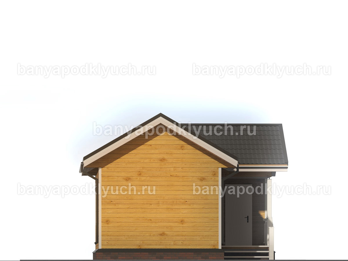 Баня из бруса 8x6 м Баня из бруса 8x6 м