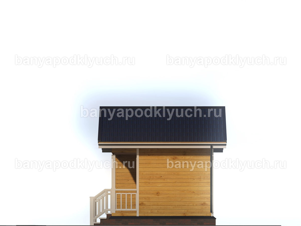 Баня из бруса 4x4 м Баня из бруса 4x4 м
