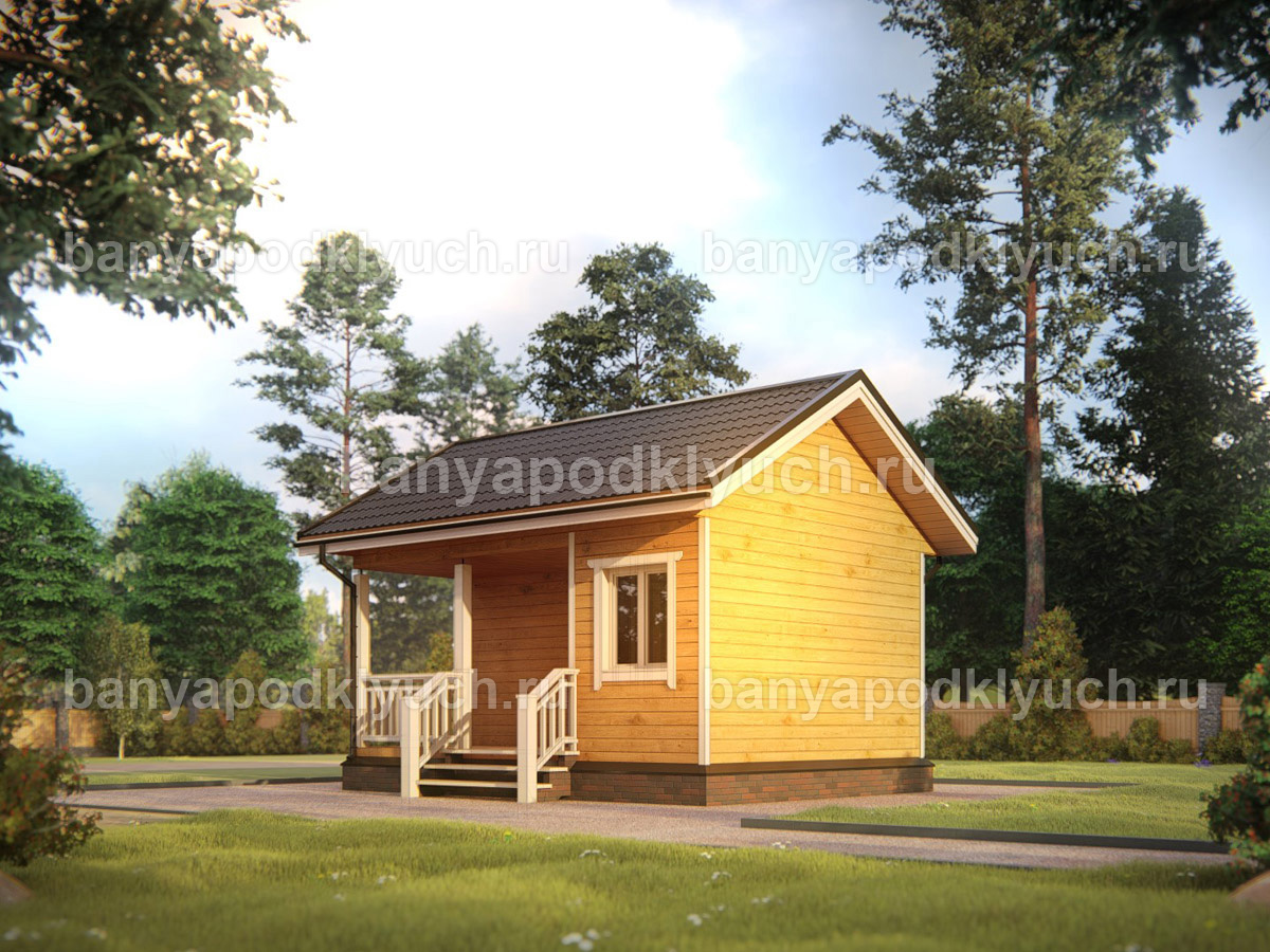 Баня из бруса 6x4.5 м Баня из бруса 6x4.5 м