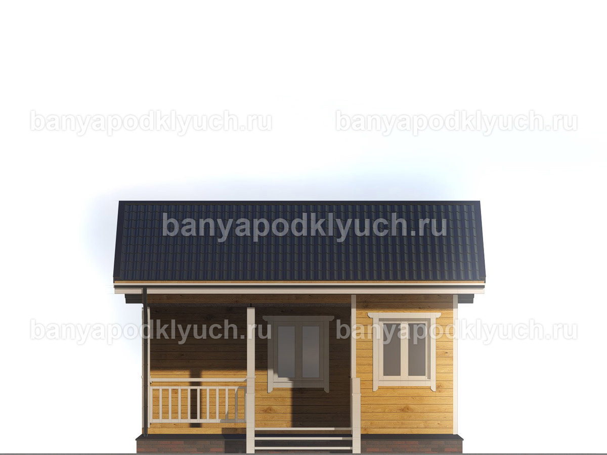 Баня из бруса 6x4.5 м Баня из бруса 6x4.5 м