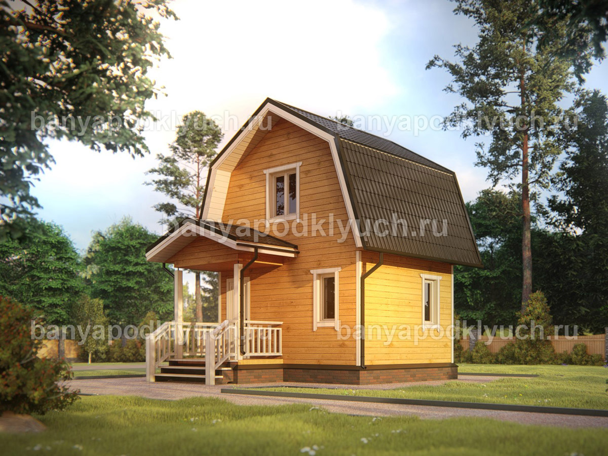 Баня из бруса 5x4 м Баня из бруса 5x4 м