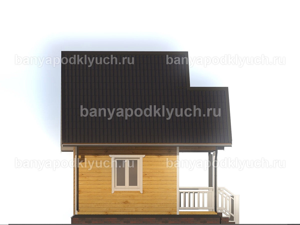 Баня из бруса 5x4 м Баня из бруса 5x4 м