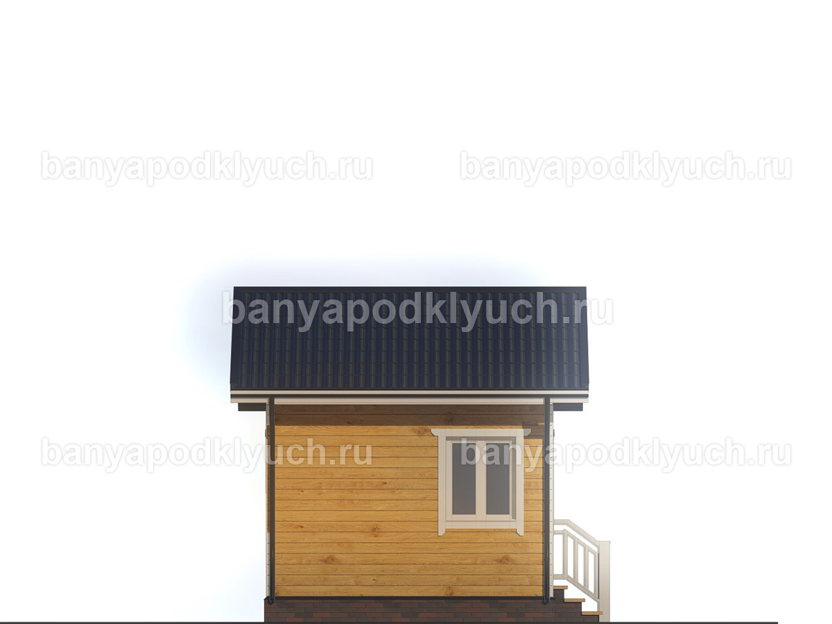 Баня из бруса 4x4 м Баня из бруса 4x4 м