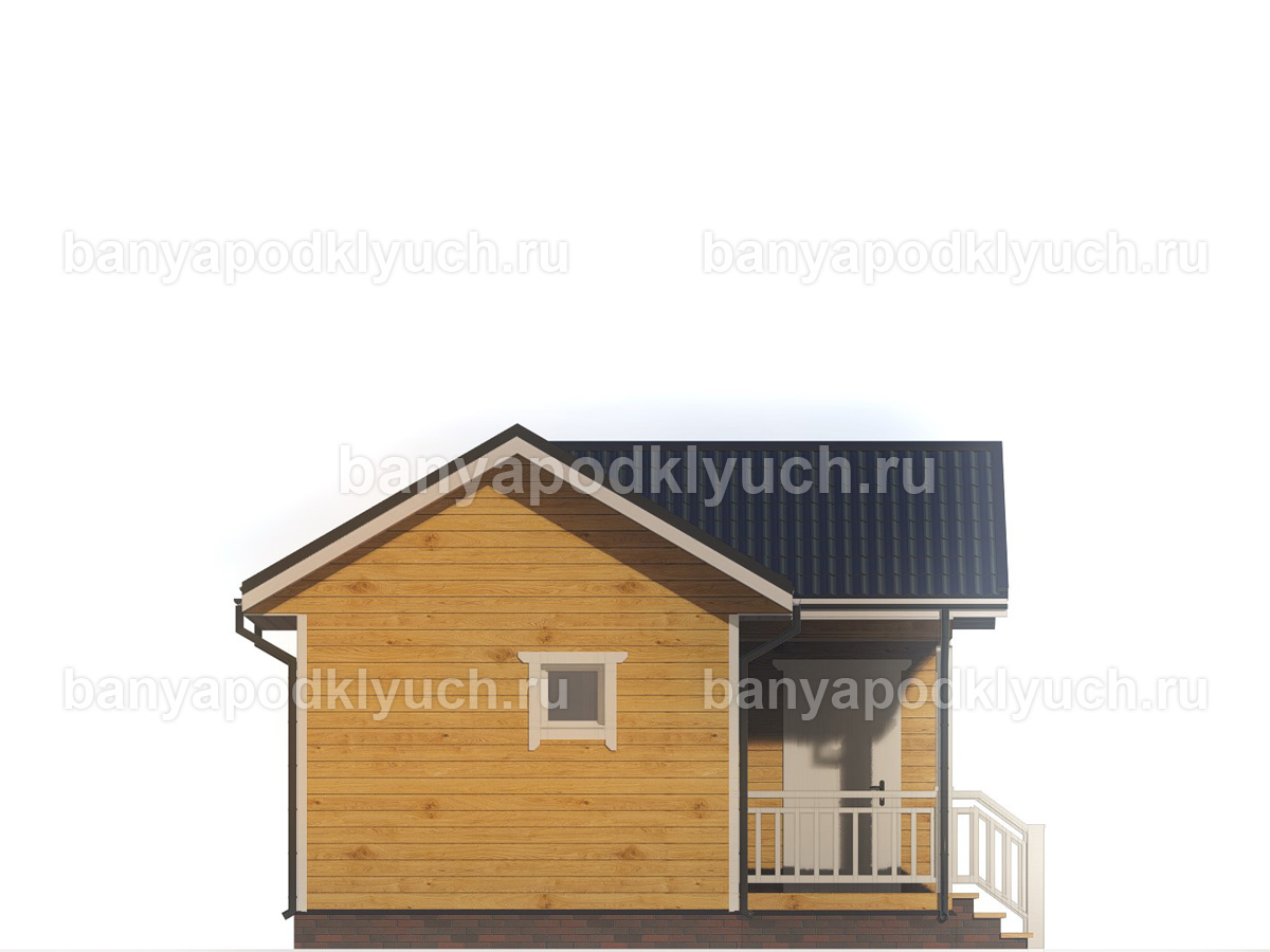 Баня из бруса 6x6 м Баня из бруса 6x6 м