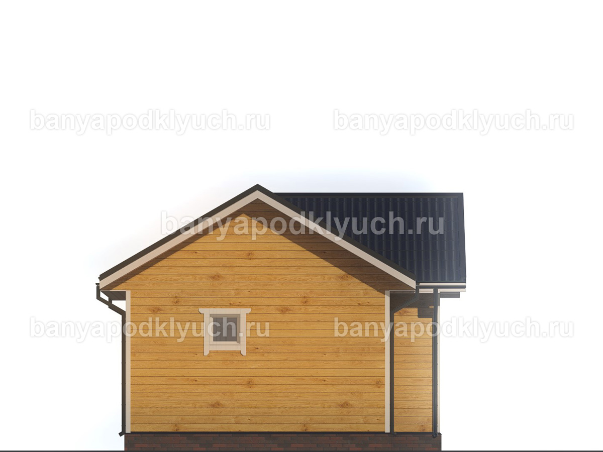 Баня из бруса 8x6 м Баня из бруса 8x6 м