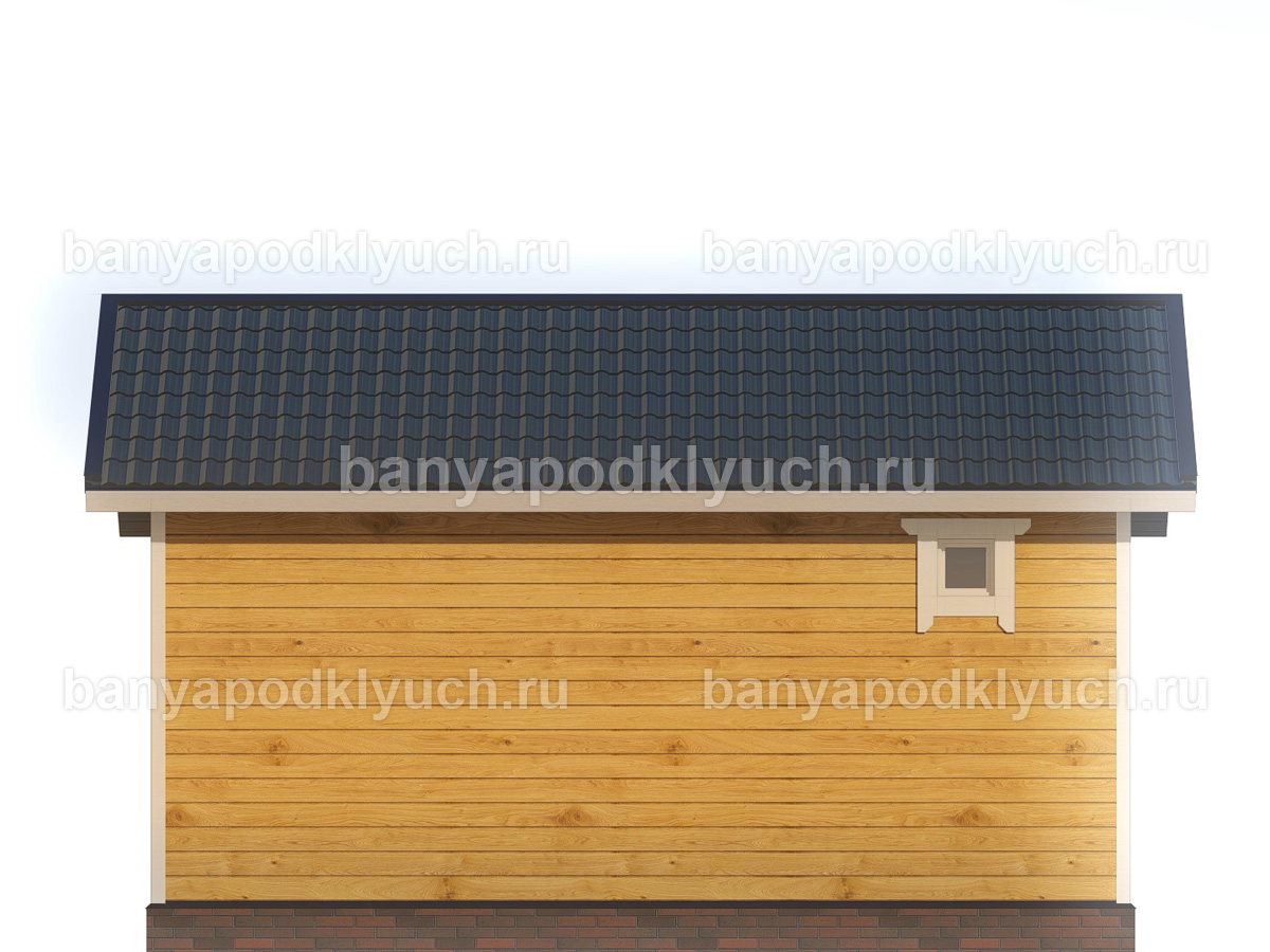 Баня из бруса 6x4,5 м Баня из бруса 6x4,5 м