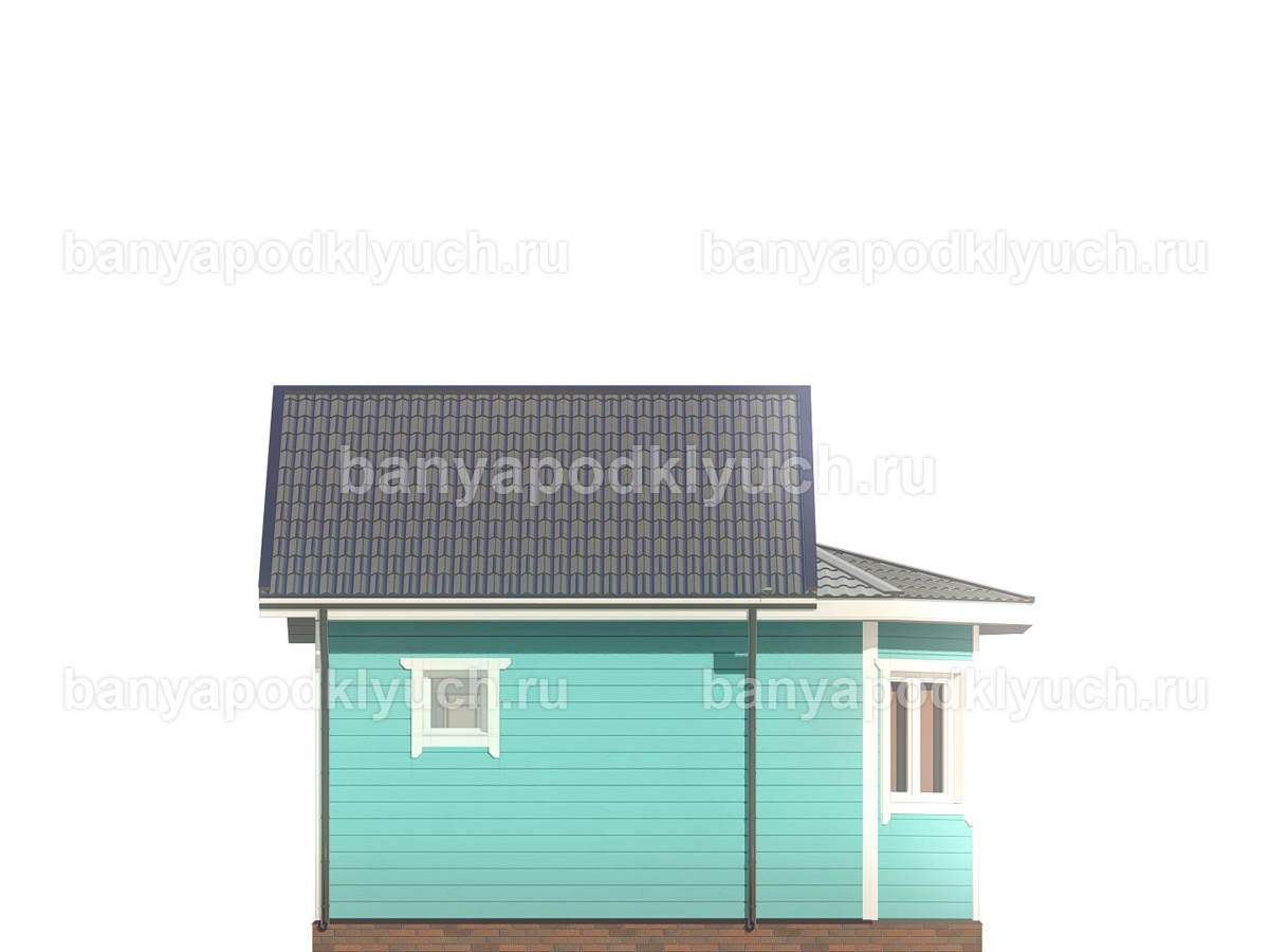 Каркасная баня 6x6 м Каркасная баня 6x6 м