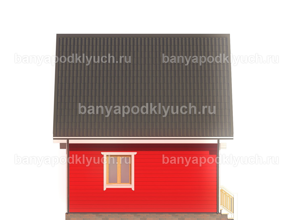 Каркасная баня 6x6 м Каркасная баня 6x6 м