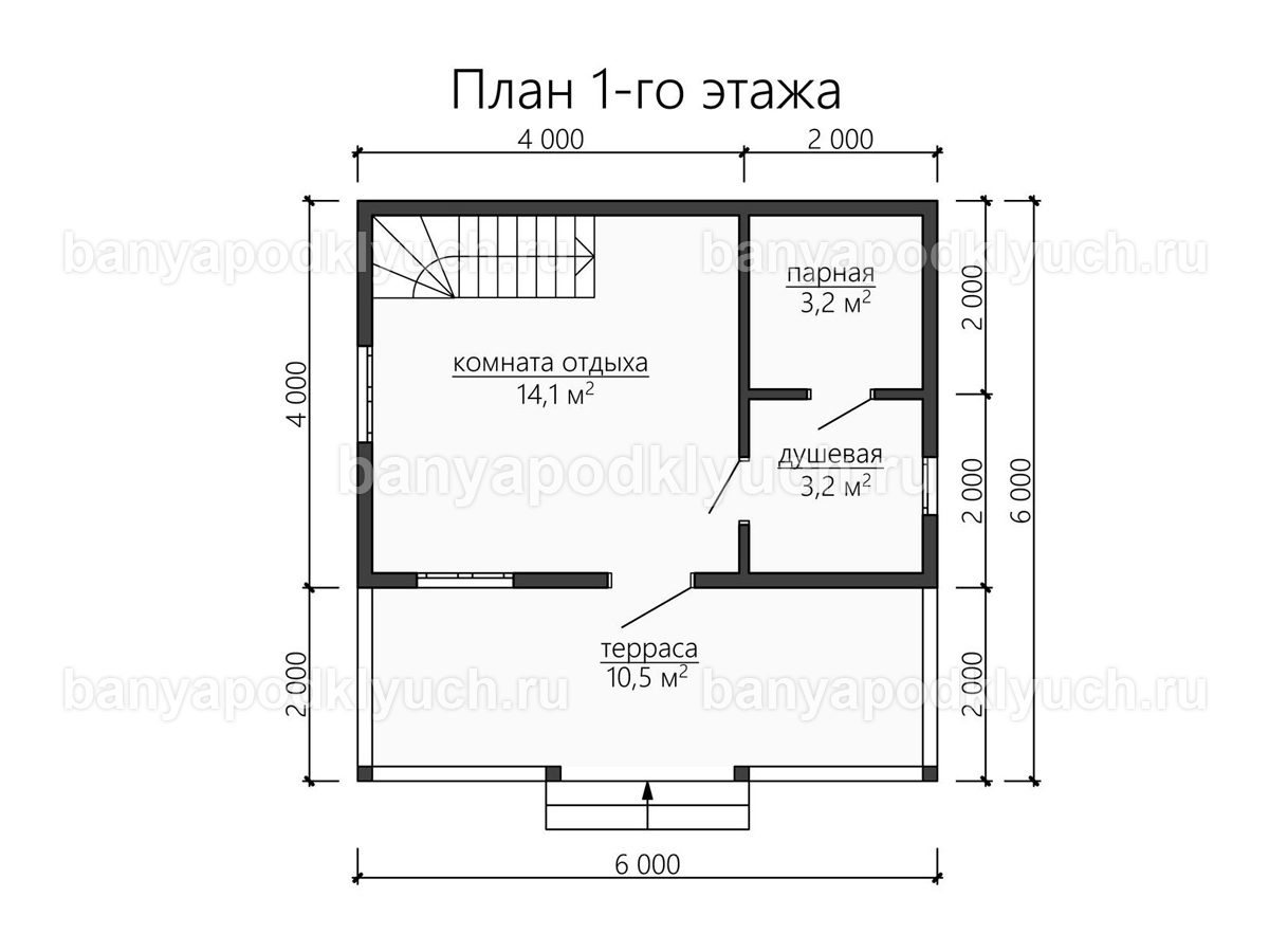 Каркасная баня 6x6 м Каркасная баня 6x6 м