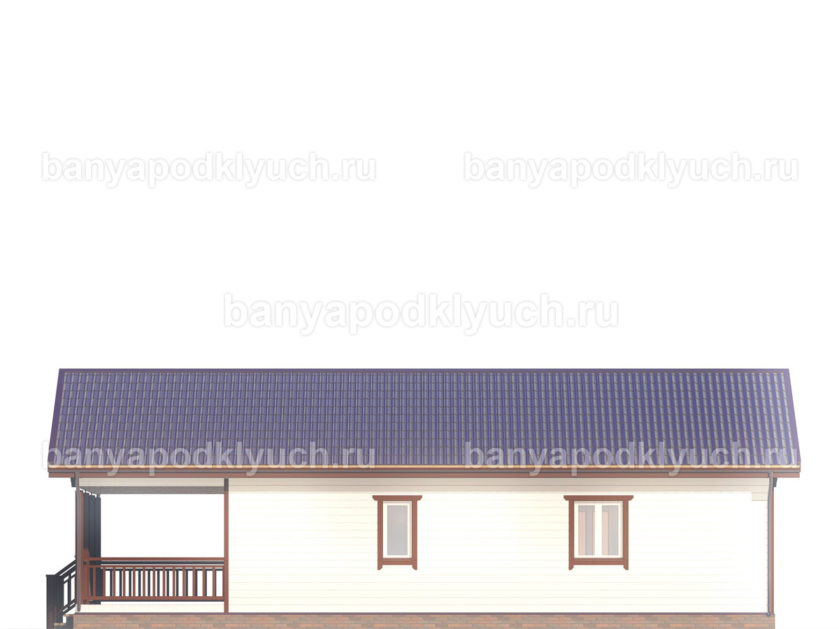 Каркасная баня 14x7.2 м Каркасная баня 14x7.2 м