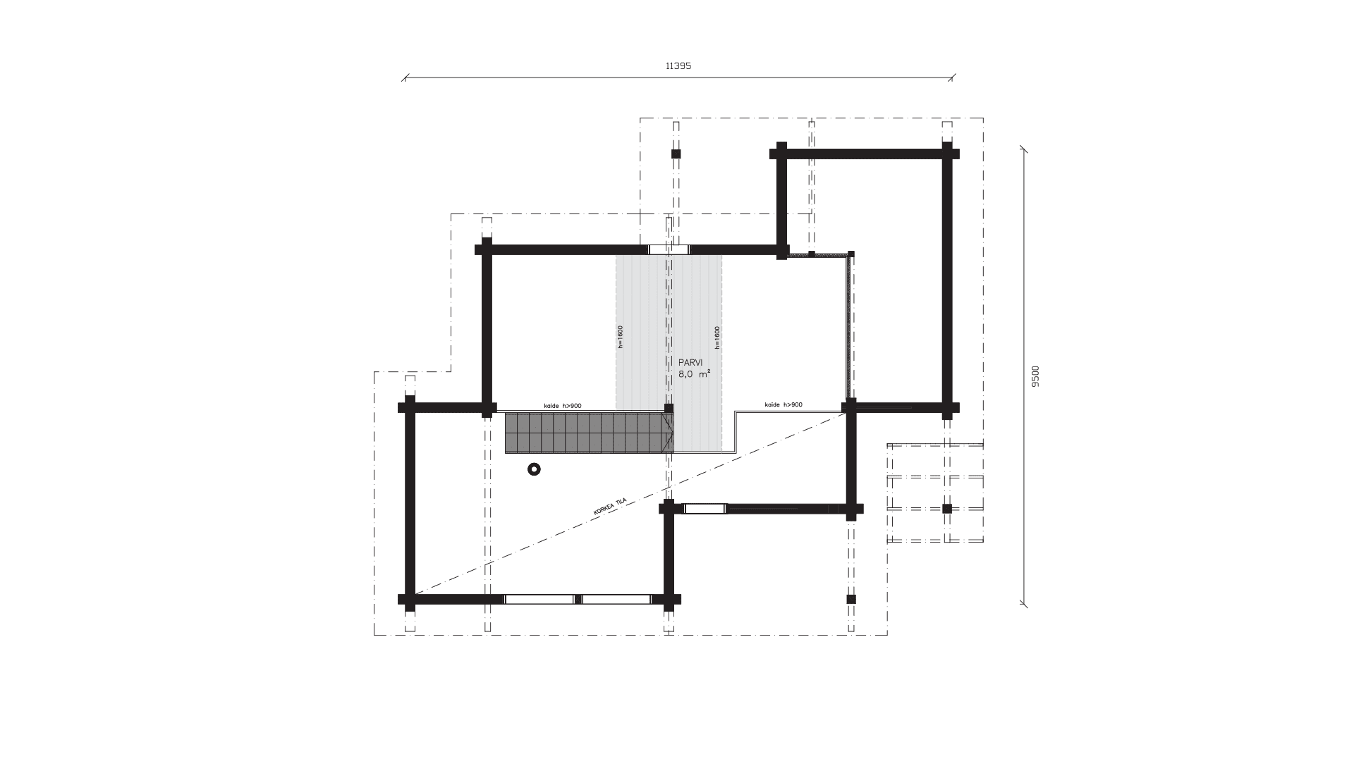 Дом из бруса 11×10 м Дом из бруса 11×10 м